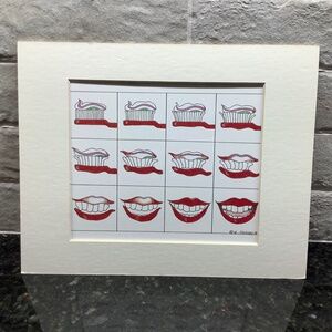 Halsey Signed Print – Toothbrush to Smile Transition - Perfect dentist gift